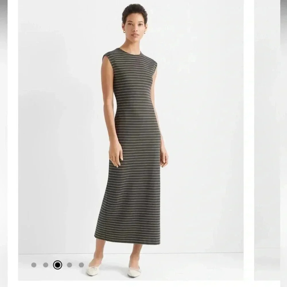 Club Monaco Polished Ponte Knit Striped Dress size 00